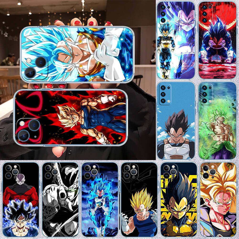 Anime Dragon Ball Vegeta Case for Motorola G10 G20 G04 E30 E40 E22 E20 E13 E15 G22 G23 G05 G75 G35 G55 E22S E7 G6 G7 G8 G9 Plus Power Play