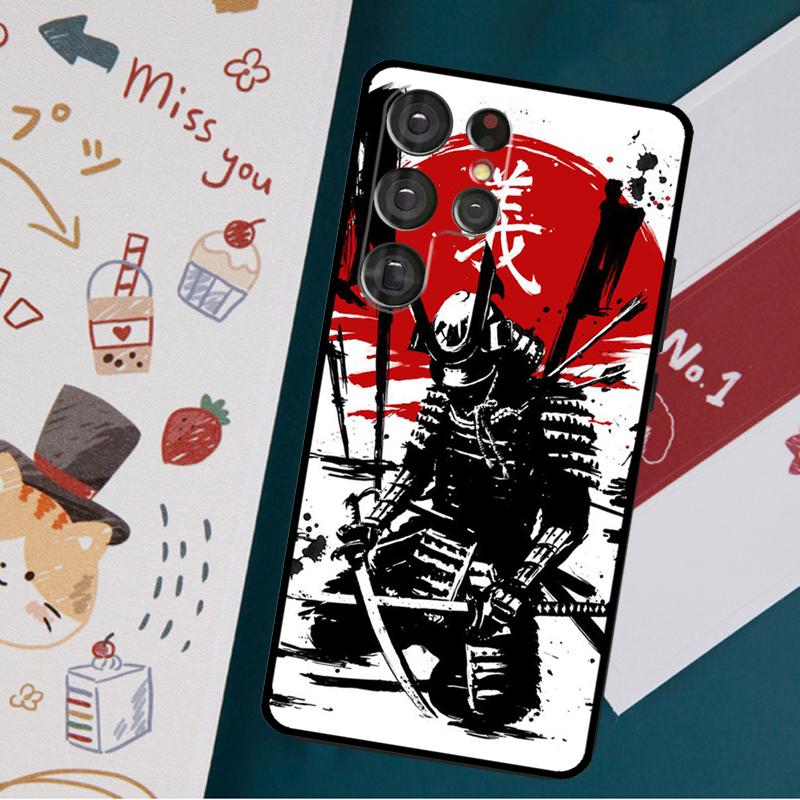 Японский чехол Bushido Samurai для Samsung Galaxy S23 S21 S22 Ultra Plus S20 FE Note 20 Note 10 S8 S9 S10 Plus, чехол