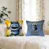 C-Crazy Frog DJ Ding D-Ding cushion  Pillow Gift Home Office Decoration Bedroom Sofa Car Cushion Cover case 45x45