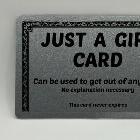 Leave Card Humorous Empathy Cards Wallet-Size Durable PVC Communication Cards for Calm Conversations