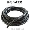 High Density Polyethylene Spiral Wrap for Pressure Washer Hose Black 5m