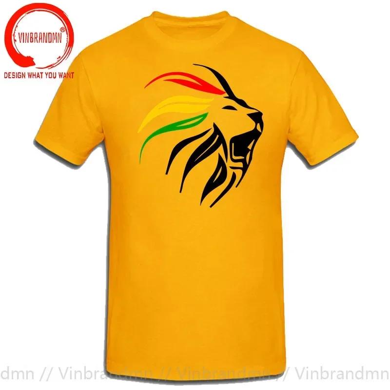 Rasta Lion Rastafari Jamaica Gift For Reggae Lover Tshirt Rasta Lion T Shirt Unisex Hip Hop Streetwear Harajuku Tee Shirt Clothing