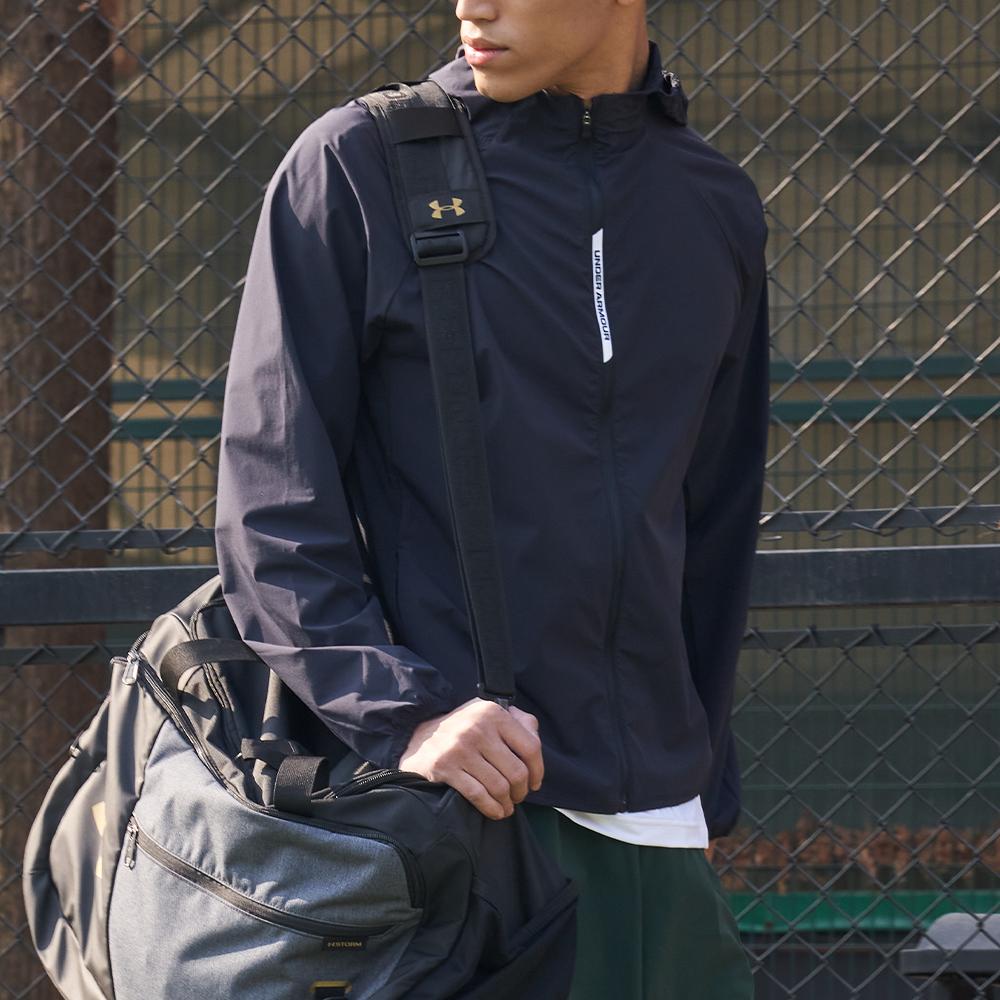 Under Armour Solid Logo Stretch Woven Jacket Men Academy-Blue 22500405-408