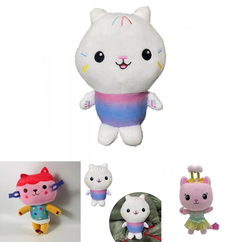 Cozy Gabby Dollhouse Plush Toy Mercat Cartoon Stuffed Animal Mermaid Cat Plushie Doll