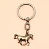 Creative Design Western Cowboy Keychain Metal Keychain Horses Pendant Keyring  Key Accessory