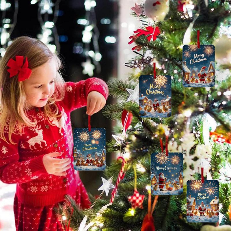 Рождественские держатели для денег, рождественская елка, денежная карта, 8 шт., праздничный зажим для денег, декоративные, практичные, забавные украшения, деньги