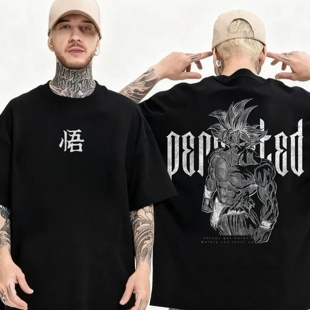 Футболка с принтом Dragon Ball Z, короткий рукав, хлопок, Сон Гоку, Веджета, унисекс, женская одежда, Харадзюку, Yk Tee, винтажная, повседневная, футболки