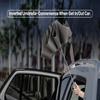 Carabiner Handle Reverse Folding Umbrella Windproof Reflective Stripe Parasol Umbrellas