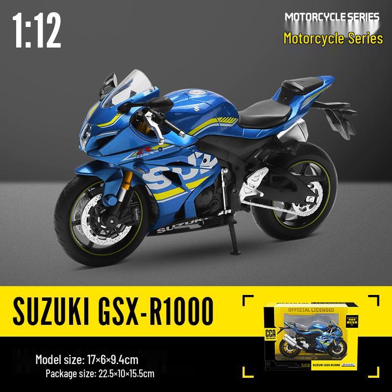 Honda Suzuki GSX-R1000 Сплавная Игрушечная Модель Мотоцикла для Мальчиков