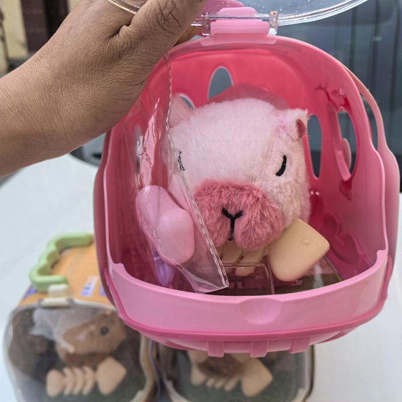 1 Набор Плюшевая фигурка животного капибары Электрическая капибара ходячая кукла игрушка со звуком детские электрические плюшевые куклы игрушка