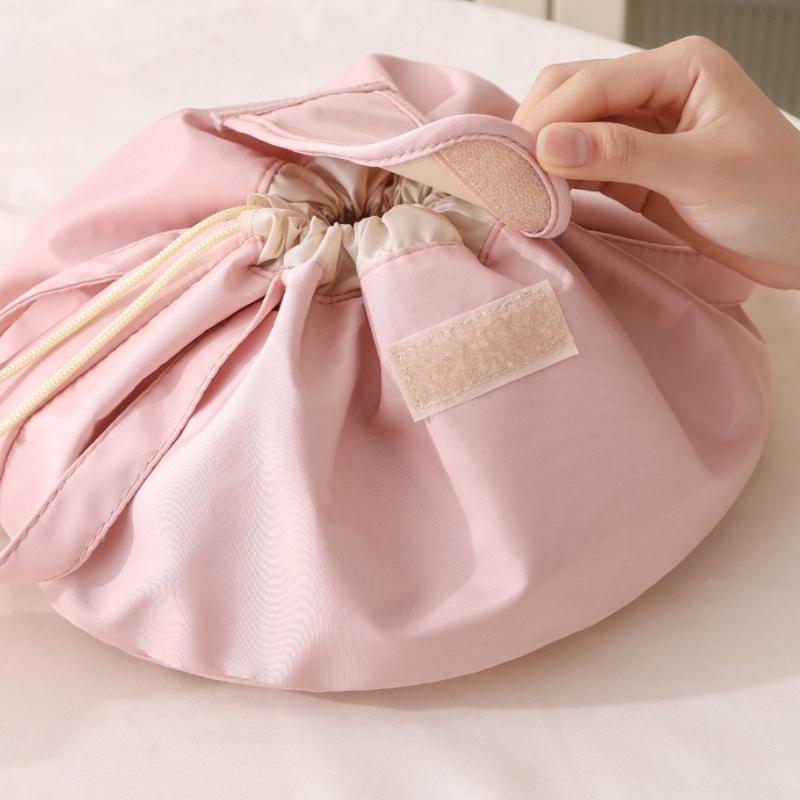 1 шт. Роскошная косметичка-Большая вместимость,Портативный дорожный органайзер с золотистыми молниями,Прочная ткань для туалетных принадлежностей и предметов первой необходимости,Дорожная косметичка