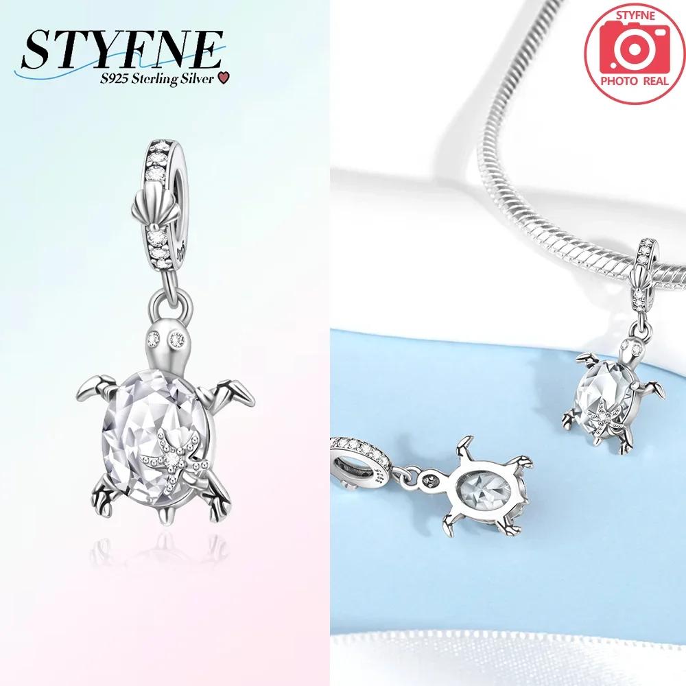 Exquisite Copper Colorful Star Turtle Charm Fit Original Bracelet Women Necklace Jewelry Gift Copper Charm Beads