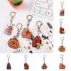 Cartoon Capybara Cartoon Capybaras Keyring Acrylic Kapibala Keyrings  Hanging Accessory