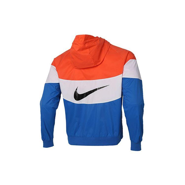 Nike Тканая ветрозащитная спортивная повседневная куртка с капюшоном, мужские куртки DC4113-841