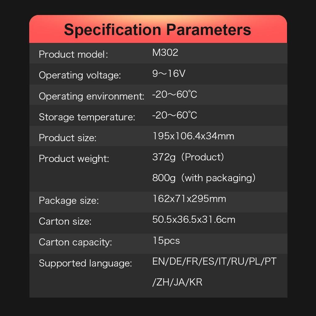 M302 Считыватель кодов сброса масла автомобиля Сброс индикатора технического обслуживания автомобиля, прибор для диагностики неисправностей