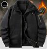 Men's Winter Fleece-Lined Jacket Oversized Collar Warm Jacket