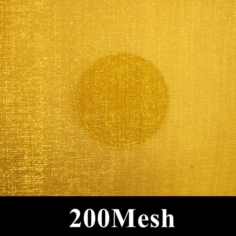 20-200Mesh Металлическая сетка Защитные ткани Сетка Медная проволока Фильтр Сетка Немагнитный сигнальный экран Детали инструментов Латунная плетеная проволока
