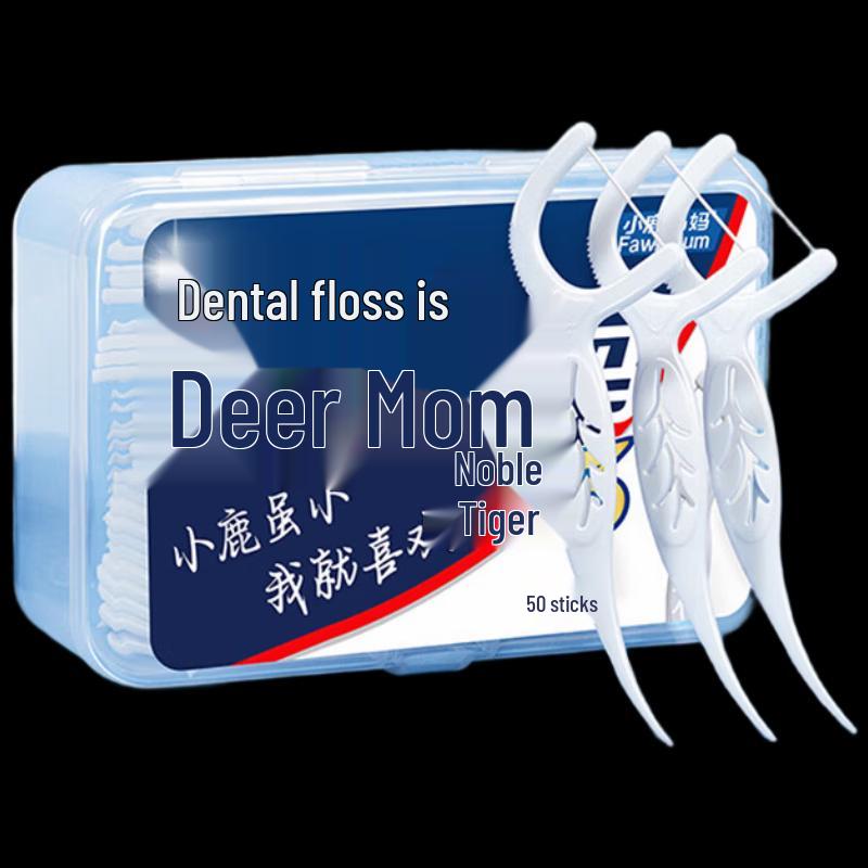 Little Deer Mom Disposable Dental Floss Picks