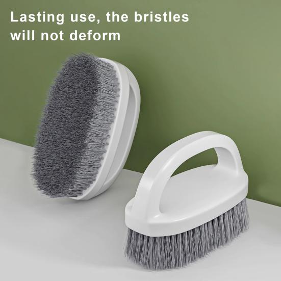 Cleaning Brush with Stiff Bristles Multi-Purpose Loop Handle Heavy Duty Plastic Brush Small Areas Tough Stains Cleaner