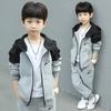 MAITA Spring Autumn Children Boys Casual Suit Kids Long Sleeve Zipper Coat Sport Suits