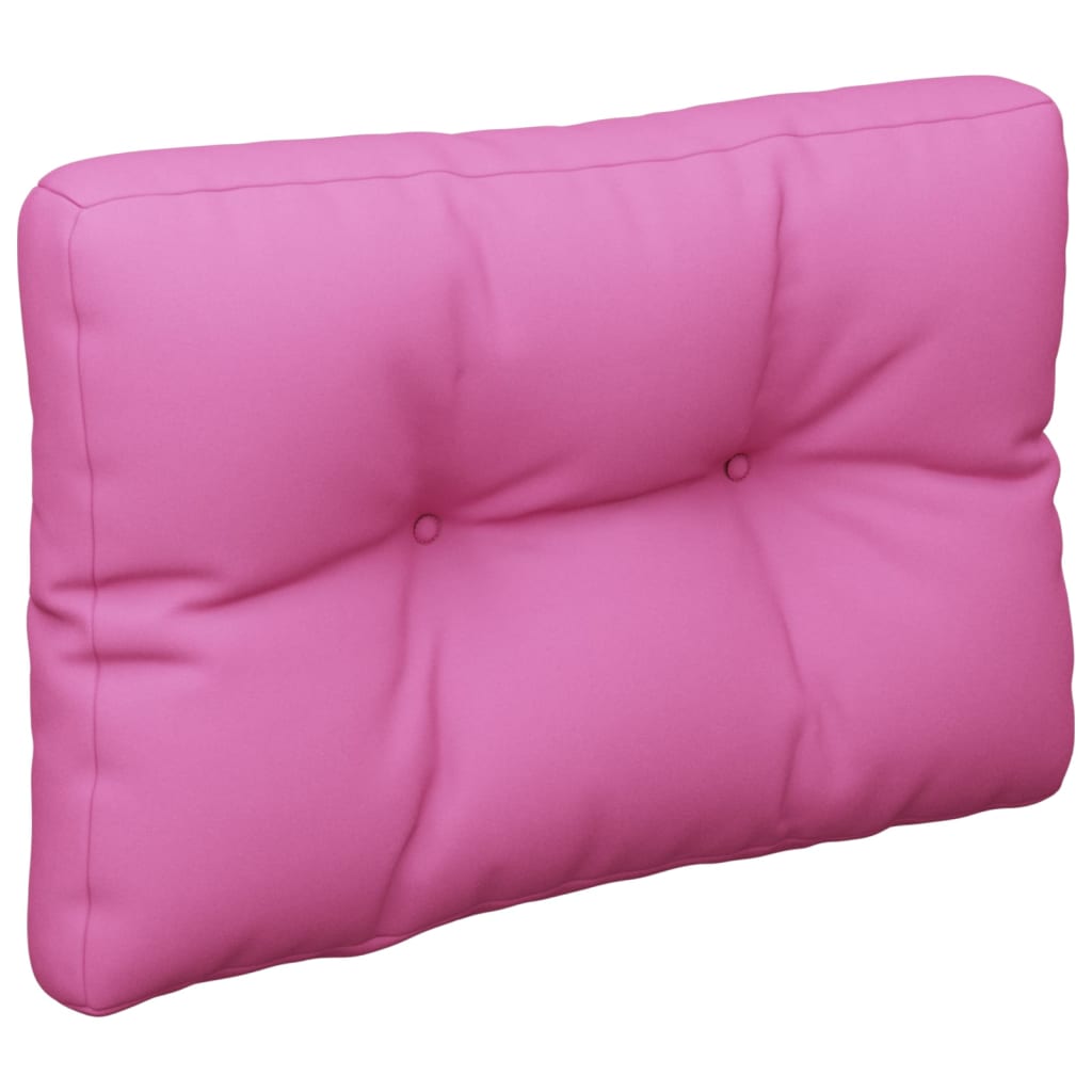 2 Piece Pallet Cushions Pink Fabric