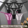 FINETOO Lace Panties for Women Sexy Underwear Comfortable G-string Intimates Lingerie Briefs Comfortable