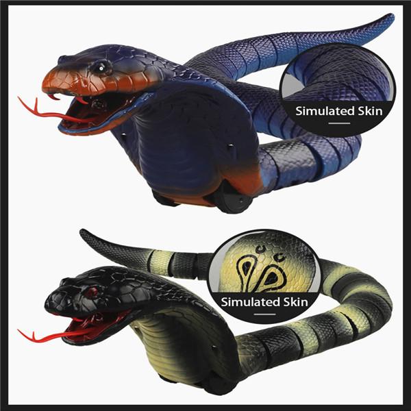 Electric Infrared Remote Control Cobra Tongue Retractable Simulation Rattlesnake Remote Control