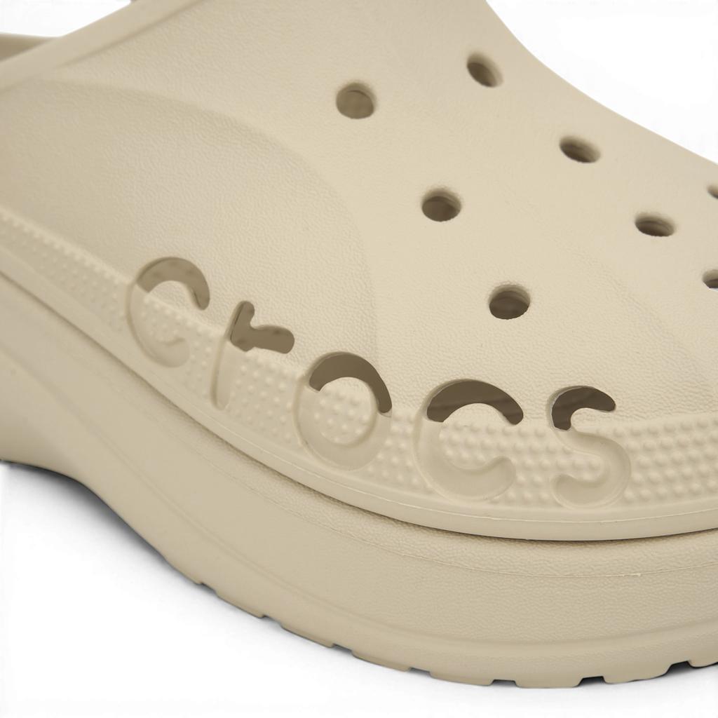 Crocs Baya Platform Clog EVA Нескользящие Прочные Клоги Женские клоги Зимне-белый 208186-11S