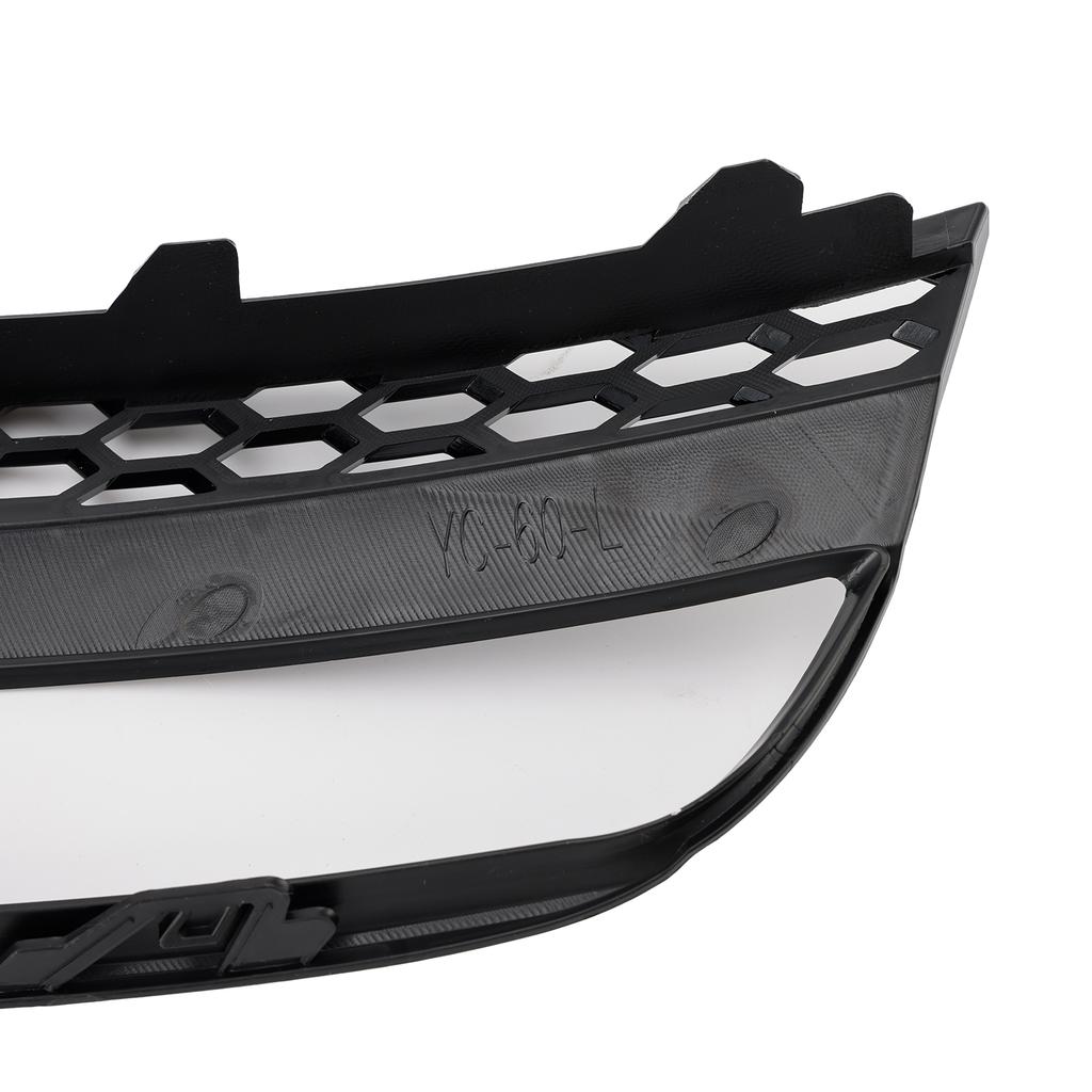 Gloss Black Front Fog Light Grill Covers 8V5807681A9B9 8V5807682A9B9 Fit A3 8V Sedan 2013-2016
