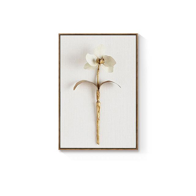 Золотые растения, листья и цветы, настенная живопись на холсте, настенные панно для гостиной, скандинавские декоративные картины, современный декор