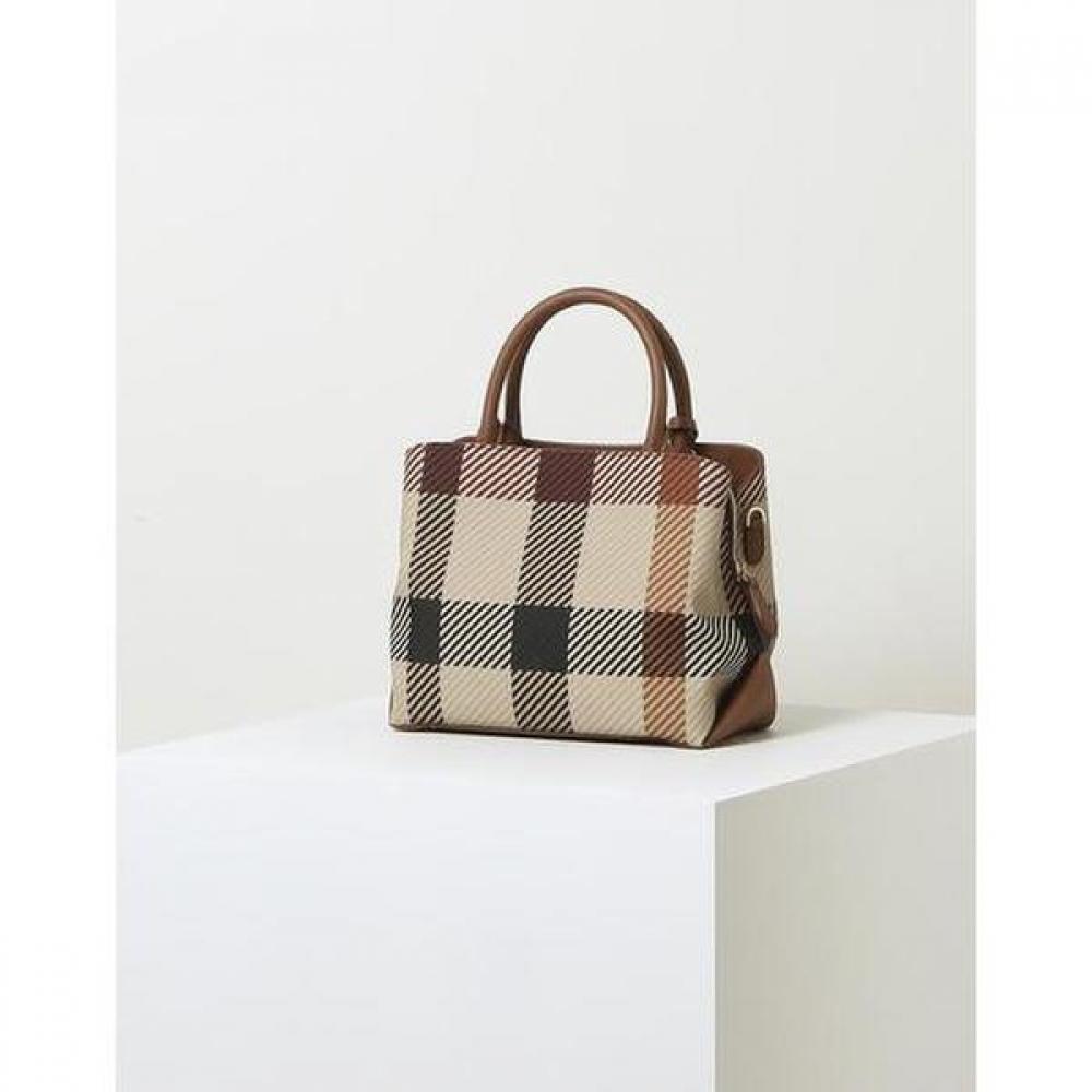 Daks Brown Big House Check Tote Bag Dcba2e682w2