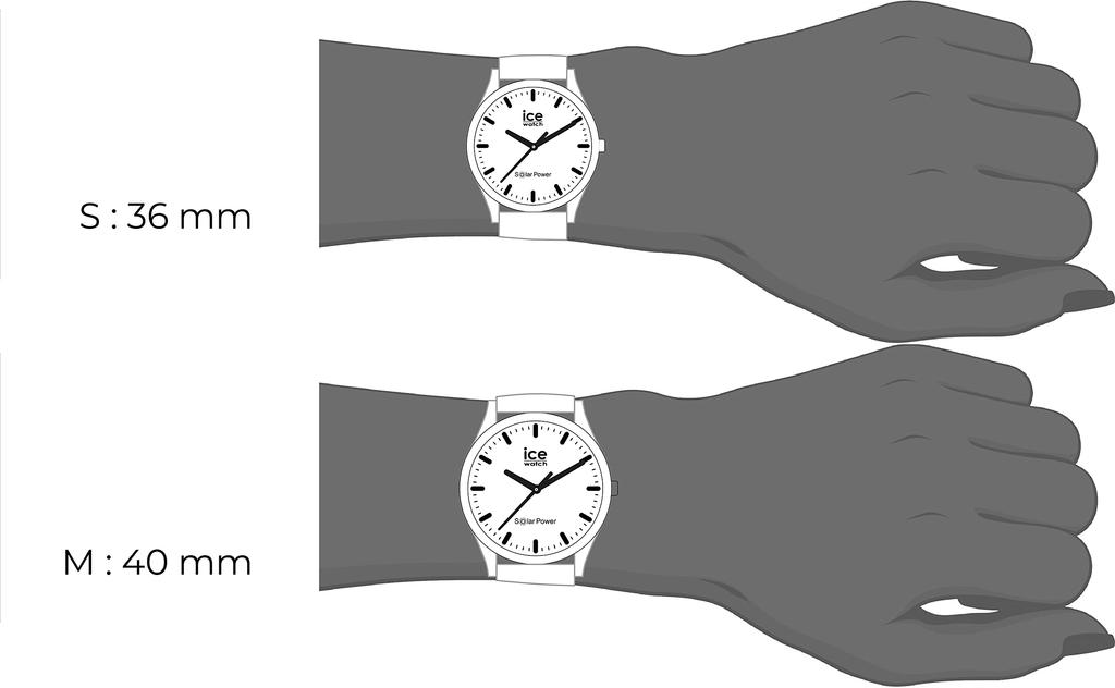 Авторизованные часы 019031 Коралловый риф Маленький силиконовый ремешок Ice-Watch Женские на солнечной батарее