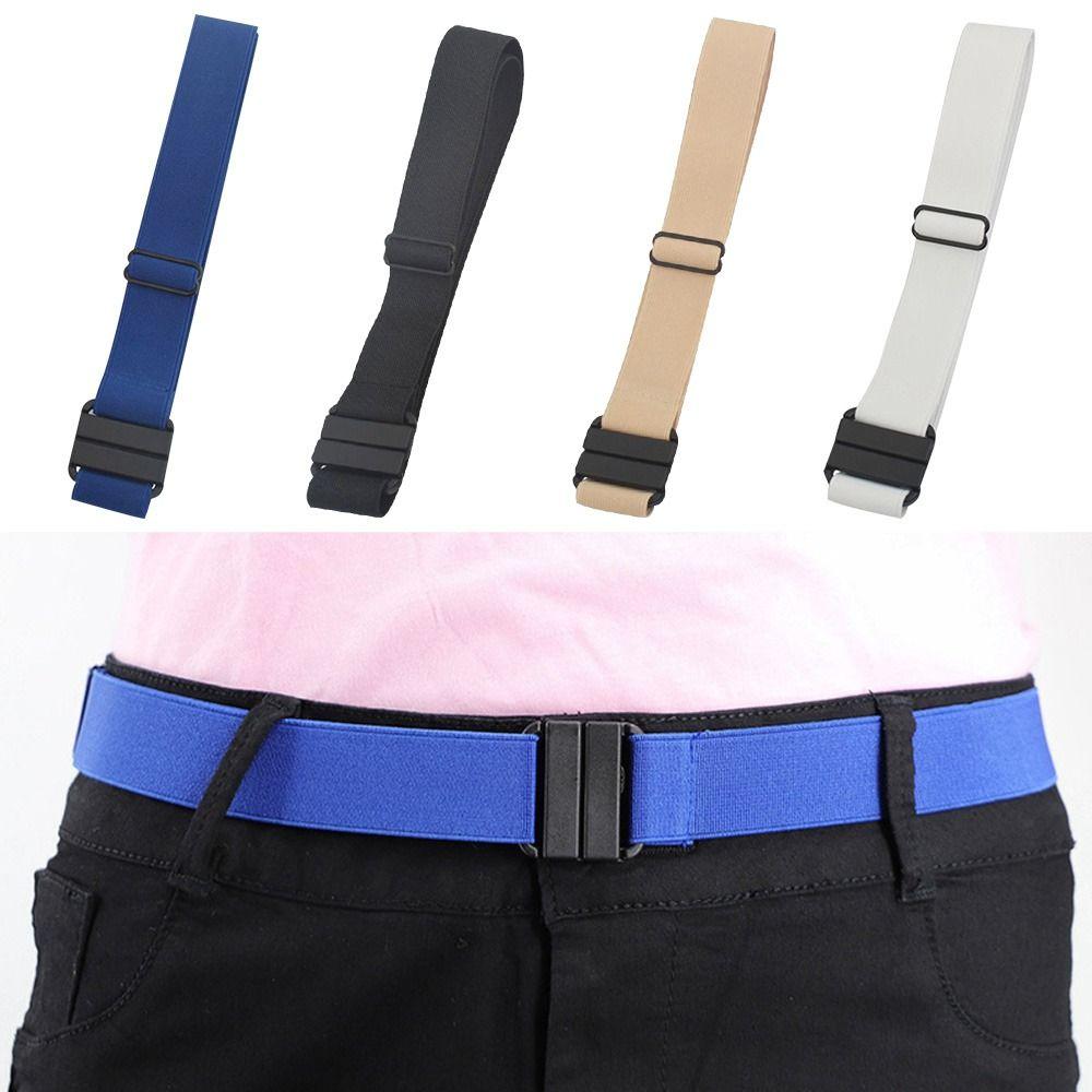 Elastic Ladies Dress Cummerbund Buckle-Free Waistband Adjustable Thin Waist Belt Slim Elastic Band