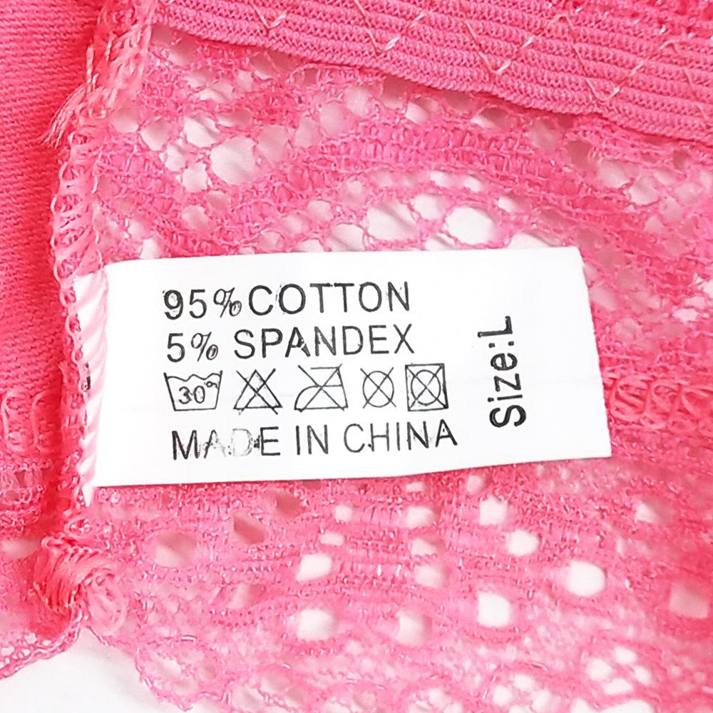 Womens Underwear Cotton Sexy Front Lace Low Waist Hipster Panties Briefs Ladies Knickers for Woman 6 PCS/Lot