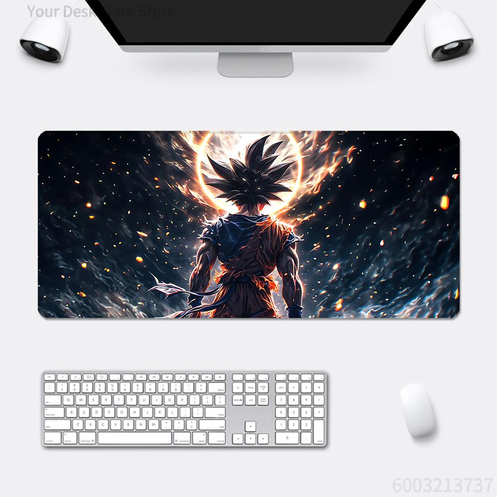 Anime Goku D-Dragons Balls Mousepad HD Printing Computer Gamers Locking Edge Non-slip Mouse Pad XXLcm Keyboard PC Desk Pad
