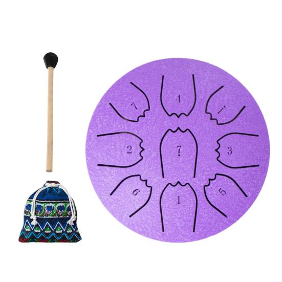 Steel Tongue Drum 46118 Inch 46243 Tone Rain Drum for Outside Garden Sound Healing Musical Instruments for Adults Kids