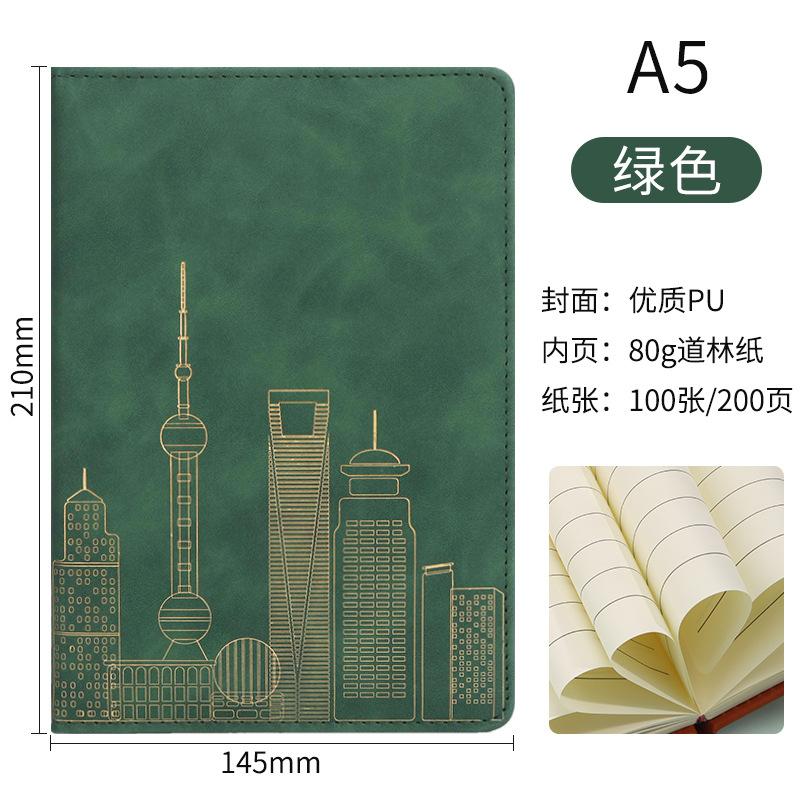 PU Leather Daolin Paper A5 Notebook Set GS789 Thread-Bound-College Students Travel Check-Ins New Recommendation Best-Selling