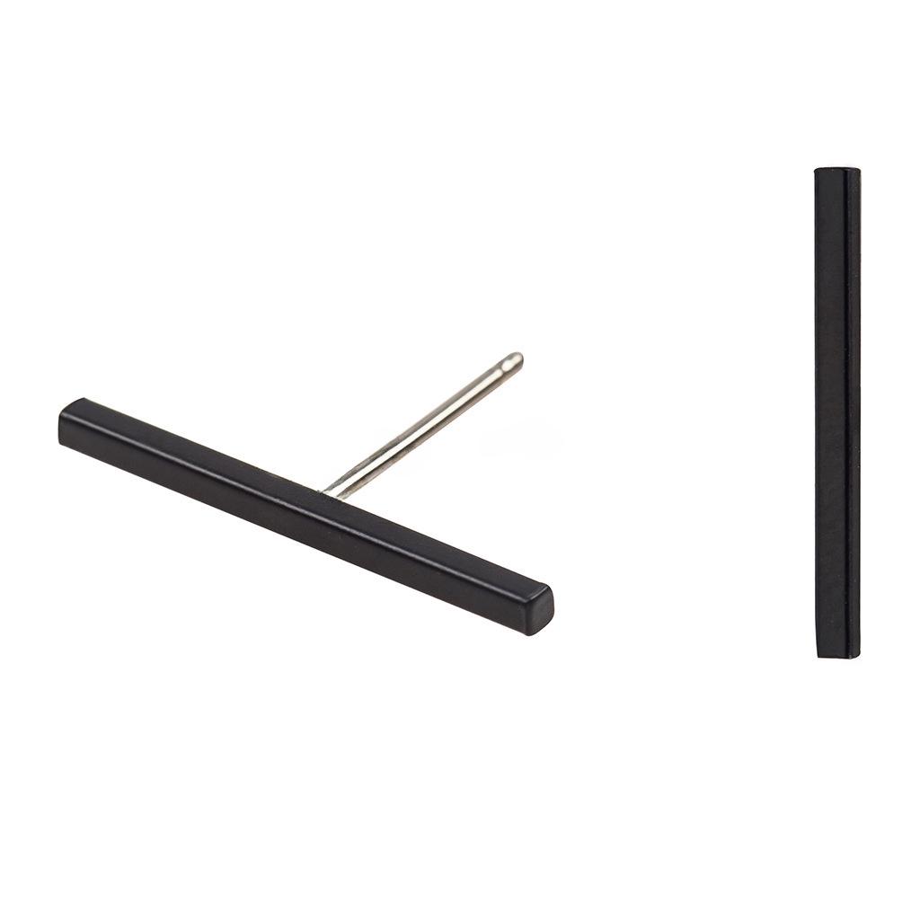 Модные медные прямые серьги - простой европейский и американский дизайн