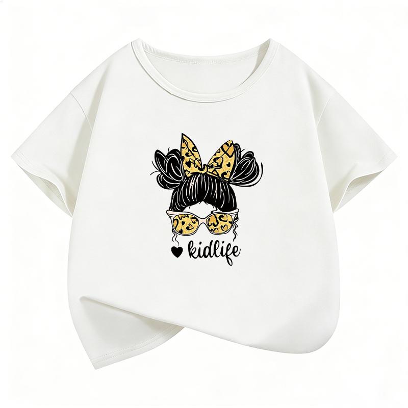 Fashion Kid Life T Shirts Graphic Kids Childrens Tshirt Short Sleeve Boys Girls Summer Spring Casual Top Tee