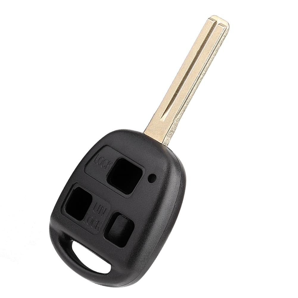 3 Button Replace Remote Control Key Case Shell for Lexus IS200 GS300 LS200 RX300
