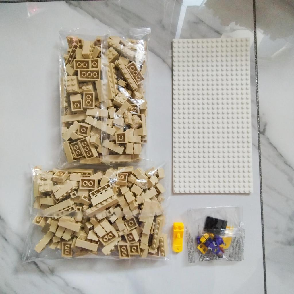 Building Blocks Hybrid Particles520g Bulk 17Colours DIY Toys for Children Free Base Plate Jigsaw Puzzle