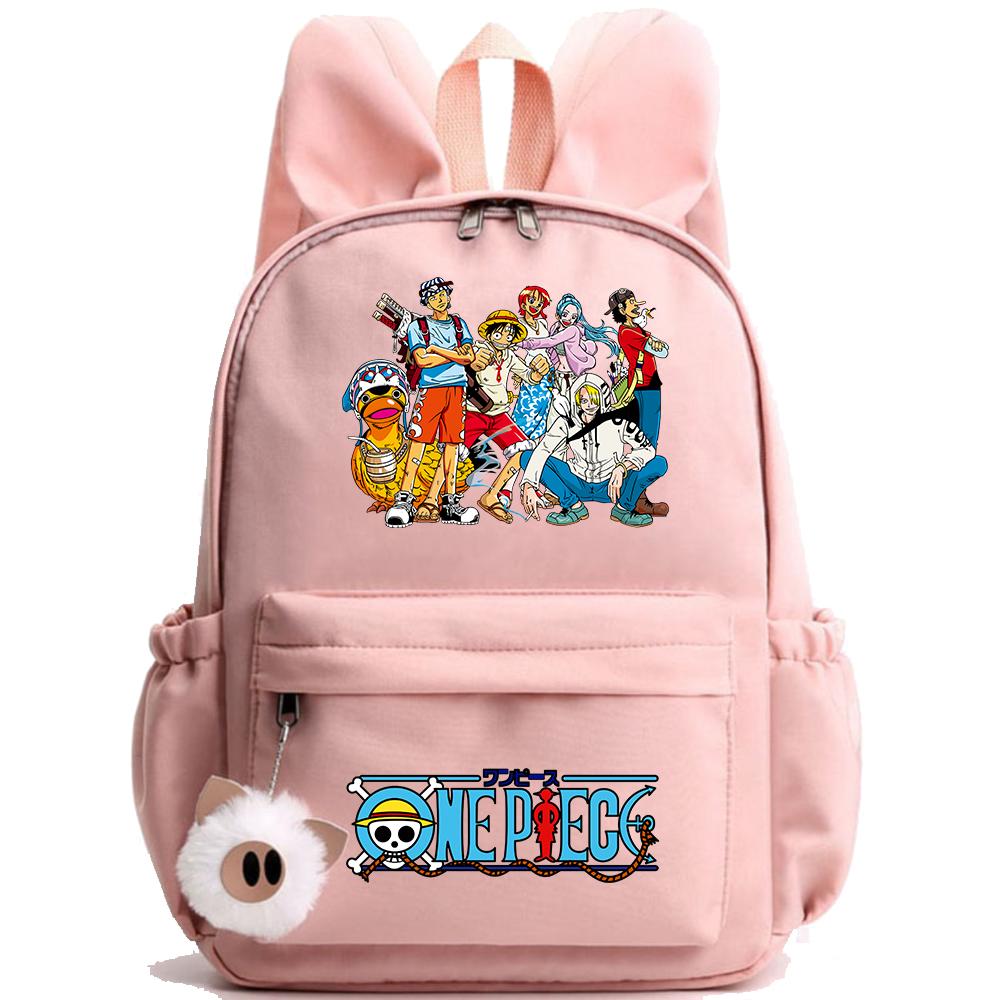 Цельный рюкзак с принтом аниме, детский школьный рюкзак для мальчиков и девочек, студенческий рюкзак с героями мультфильмов, уличный рюкзак