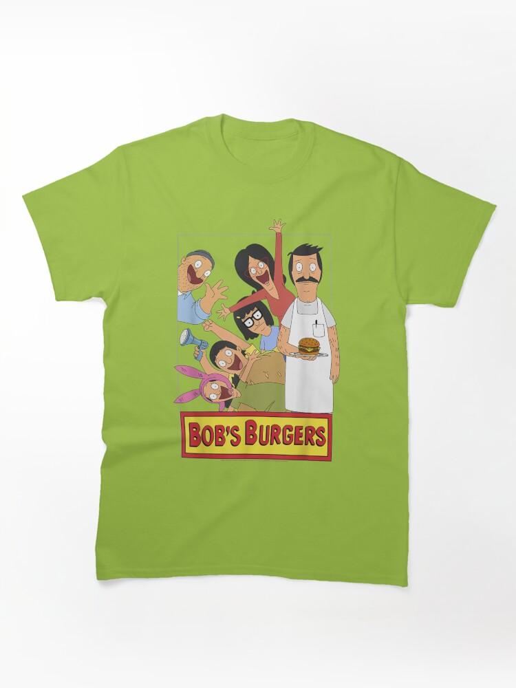 Bob's Burgers Bob's Burgers Family Shot & Teddy Logo Classic Unisex T-Shirt