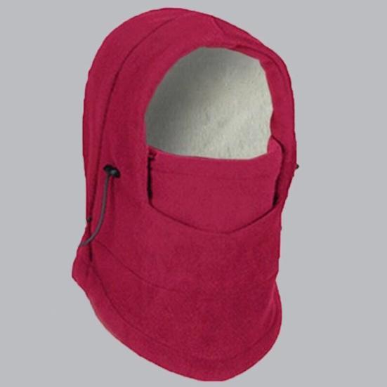 Женская зимняя шапка-балаклава со встроенным шарфом, толстая, теплая, Polar, двухслойная, ветрозащитная, регулируемая, полная защита, для холодной погоды, для велоспорта, катания на лыжах