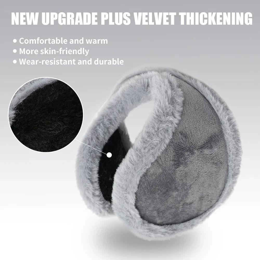 1Pcs Thicken Ear Warm Protector Winter Warm Ear Muffs Durable Plush Earmuff  Outdoor Cycling
