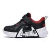 Li Ning Kids Fly V2 Comfortable Fashion Non-Slip Shock Absorption Low-Top Running Shoes Kids Sneaker Black Red YKNT124-5