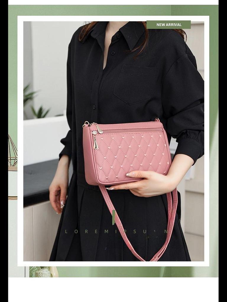 Mr. Puffer 2024 Women's Large-Capacity Quilted Messenger Bag - Versatile Summer Shoulder Bag