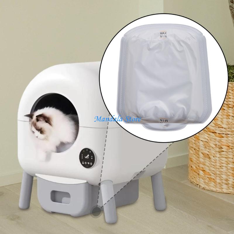 U2JC Washable Automatic Cats Litter Box Liner Water Resistant Dust Proof Toilet Liner