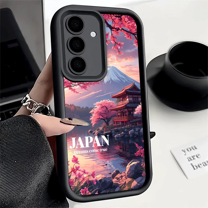Чехол для телефона для Samsung Galaxy A17 A16 A15 A14 A13 Осака Токио Япония Пейзаж A56 A36 A26 A55 A35 A25 A54 A34 A24 A53 A33 A23 A07
