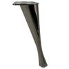 Furniture leg in the style of a black chrome pin, 23 cm